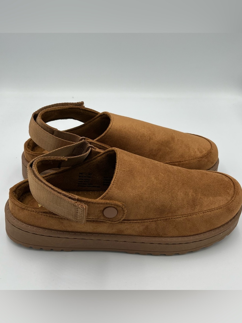 NEW Sonoma Lewlu Cozy Slip-on Clogs Adjustable Strap Women’s 9.5, 10 Chestnut